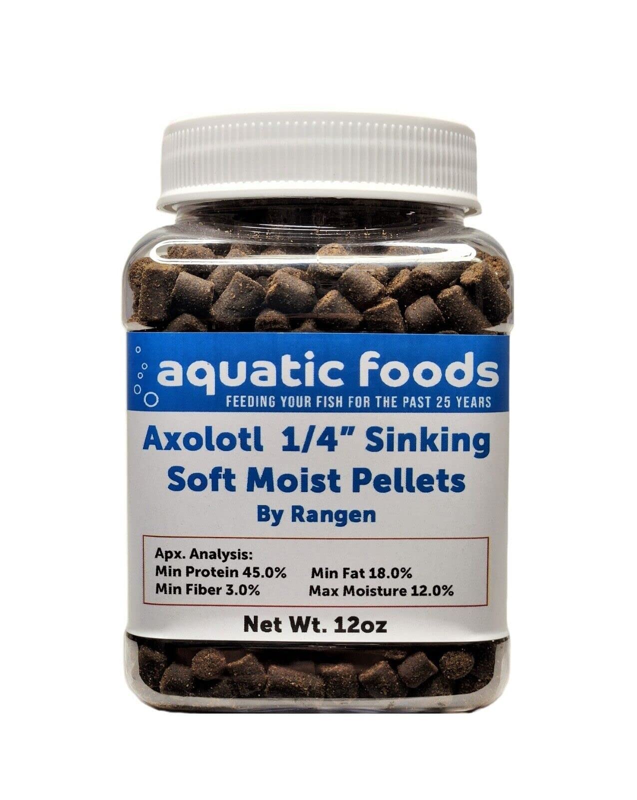 Axolotl Aquatic Foods Inc. pellets souples pour alimentation équilibrée