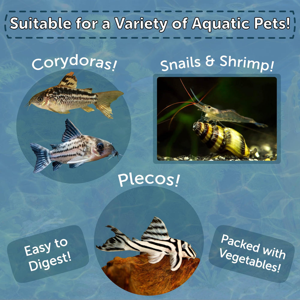 Aquatic Foods Inc. petites galettes coulantes, convient pour poissons et crevettes.