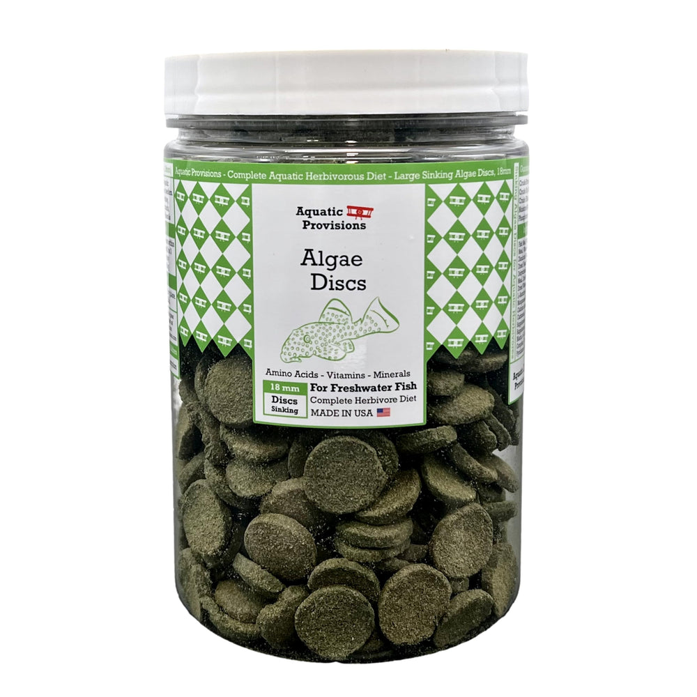 Aquatic Provisions galettes-algue-16oz, alimentation complète pour algivores d’eau douce.