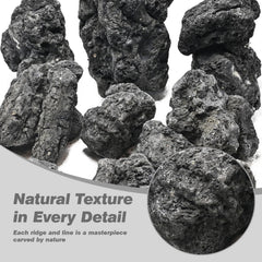 AQUATIS pierres de lave – porosité élevée pour circulation eau et oxygène.