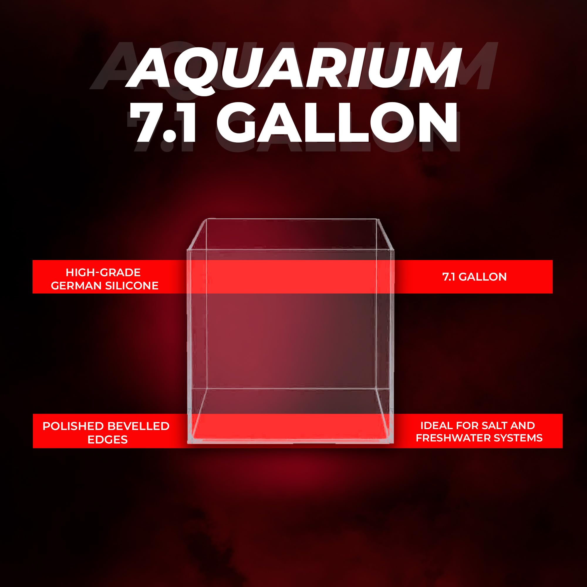 Aquatop Cube parfait pour poissons et plantes sur bureau