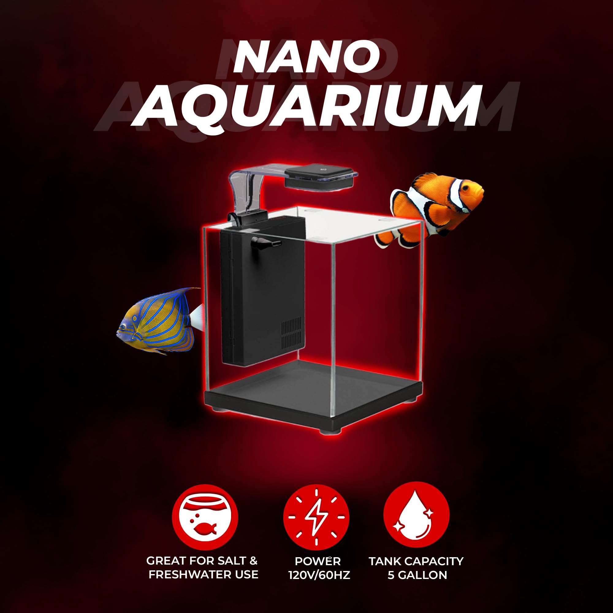 Conçu pour eau salée et eau douce : Aquatop Pisces s'adapte à vos poissons.
