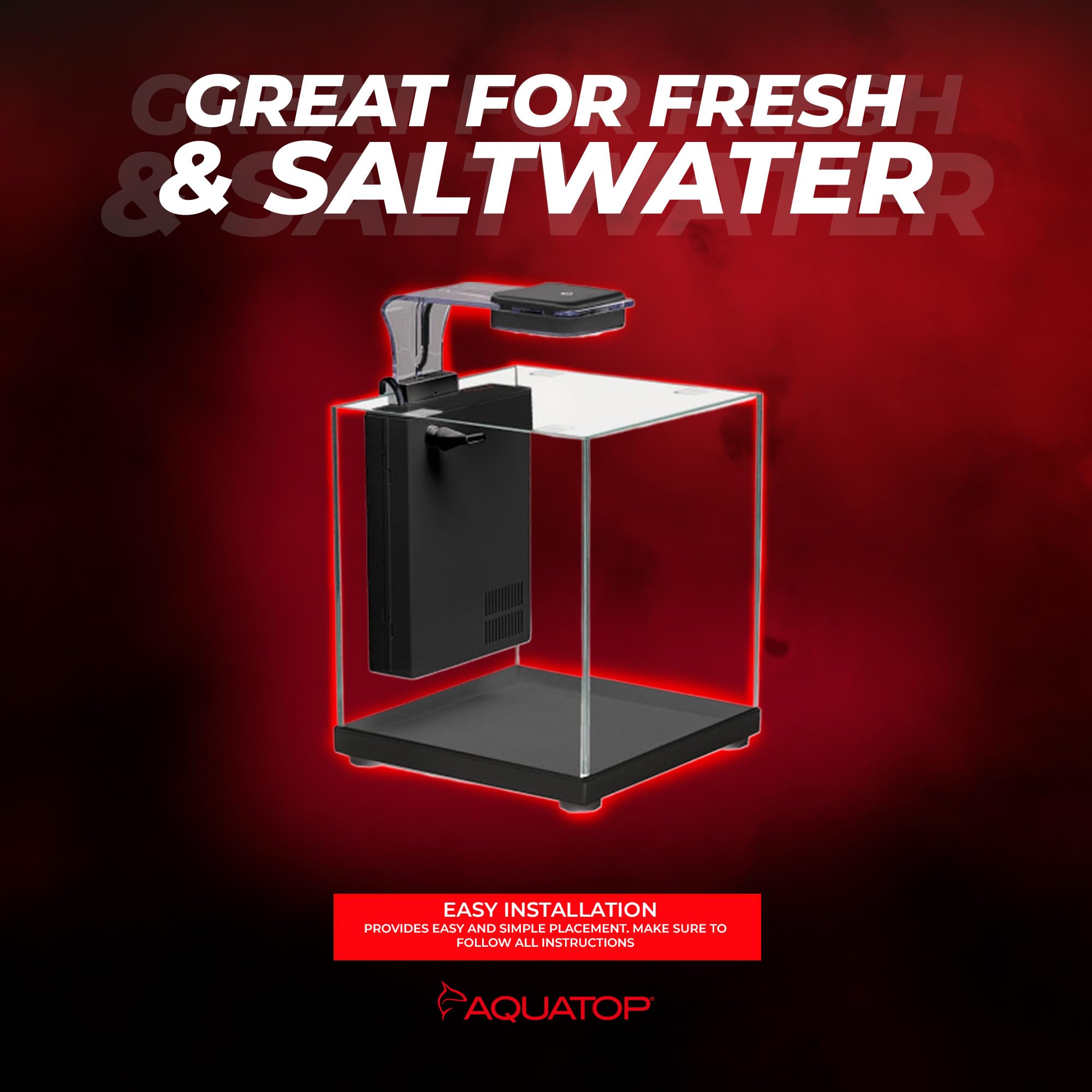 Kit compact tout-en-un : Aquatop Pisces facilite l'installation et le démarrage.
