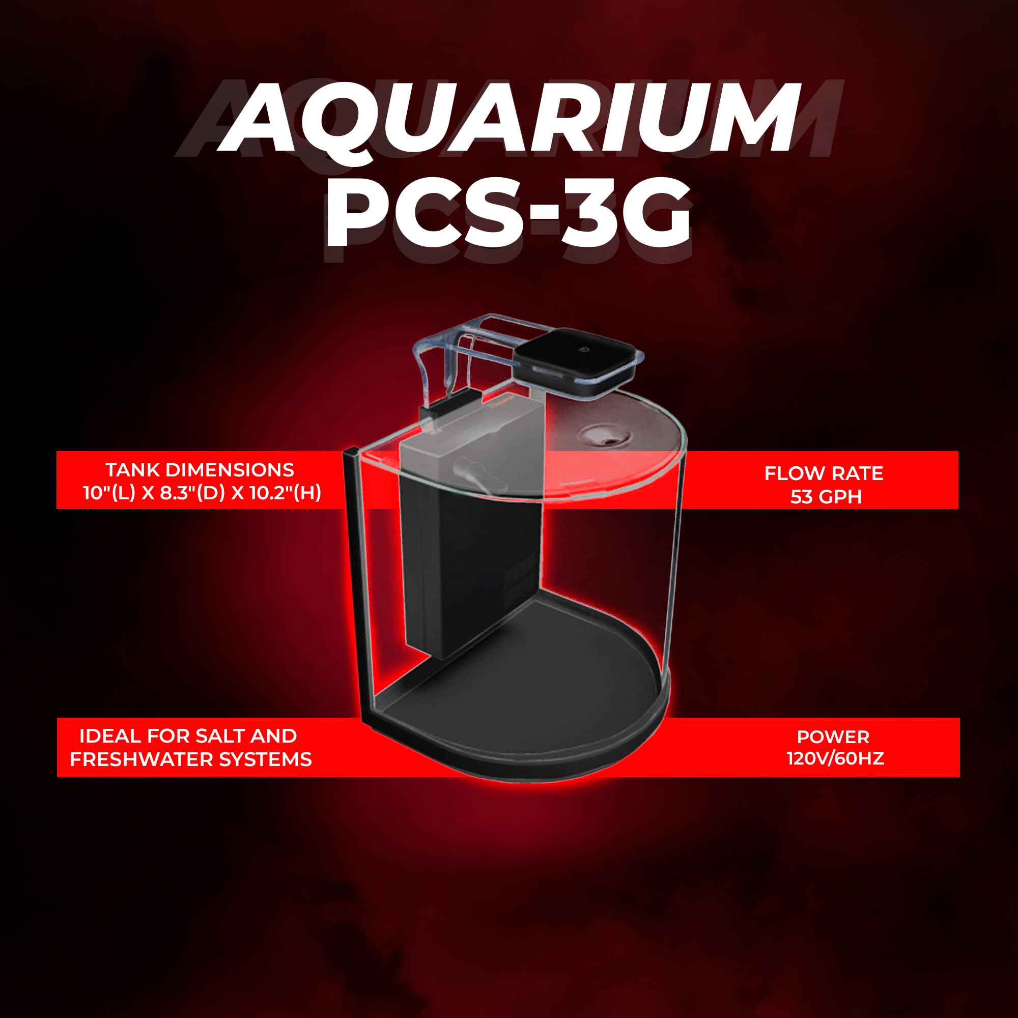 Aquatop Pisces kit tout-en-un, installation simple pour débutants et aquariophiles.