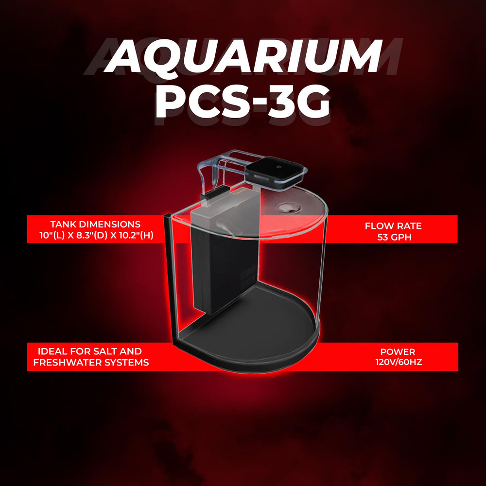 Aquatop Pisces kit tout-en-un, installation simple pour débutants et aquariophiles.
