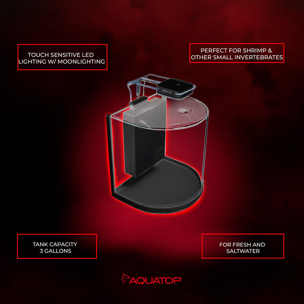Aquatop Pisces verre durable, construction robuste et fiable.