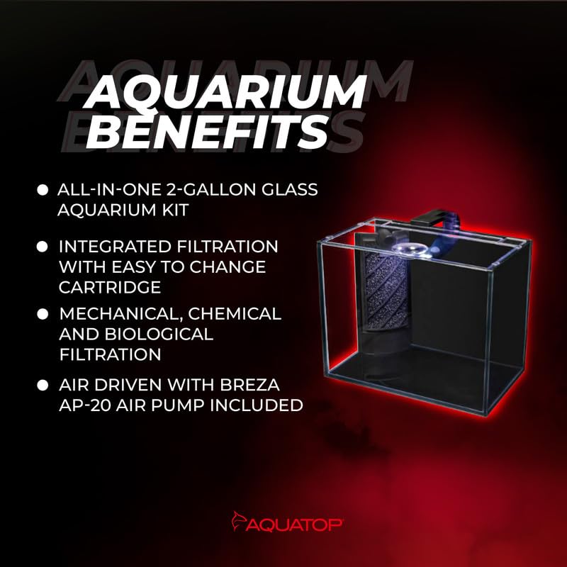 Aquatop Venti: pompe Breza et filtration remplaçable pour eau claire et saine.