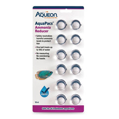 Aqueon AquaPacs réducteur d’ammoniaque — boule de traitement pour 10 galons, eau stable