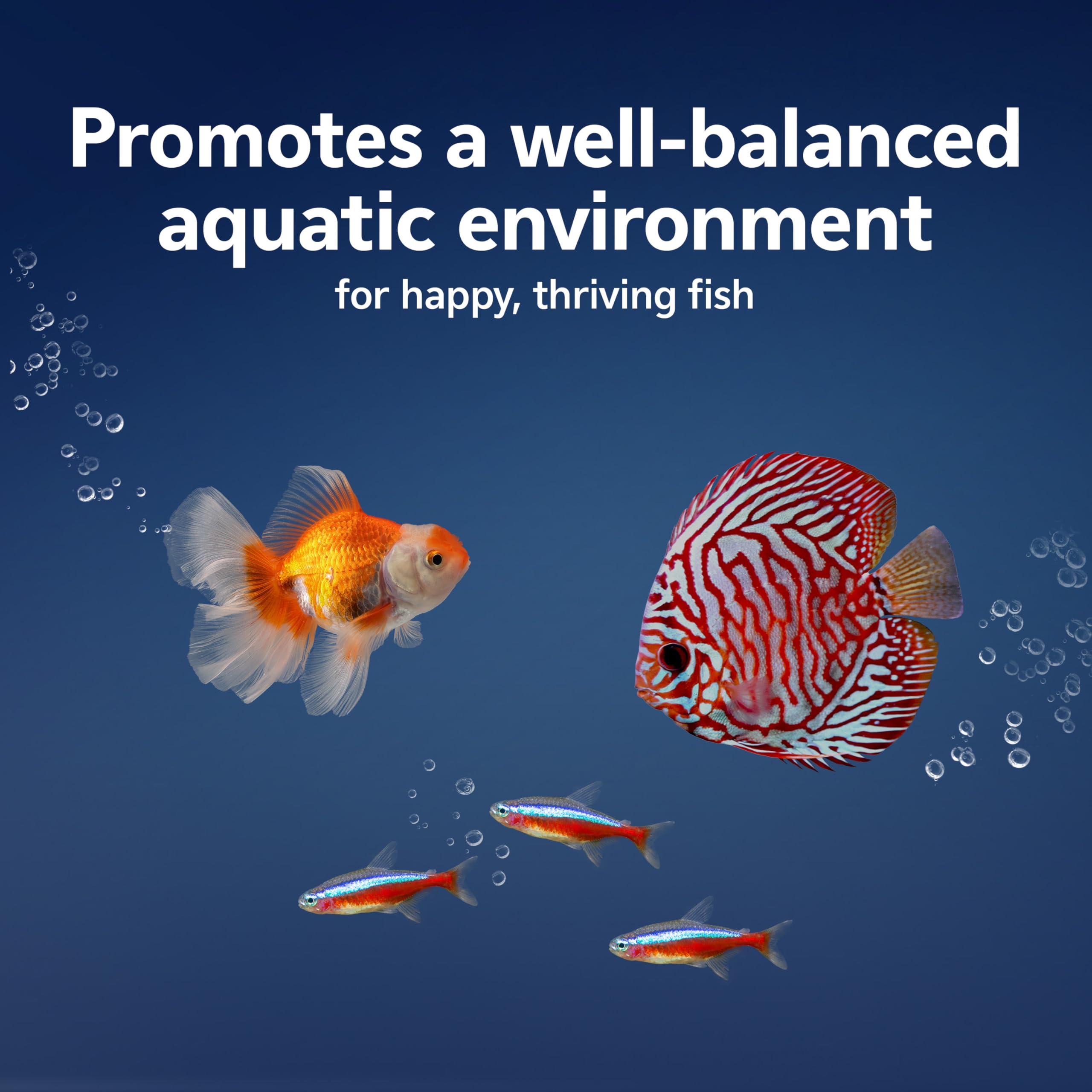 Aqueon AquaPacs Sludge Remover balle en action dans un aquarium sain