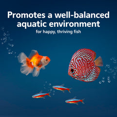 Aqueon AquaPacs Sludge Remover balle en action dans un aquarium sain