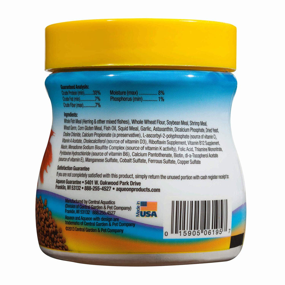 Aqueon Betta pellets taille idéale pour éviter le surdosage