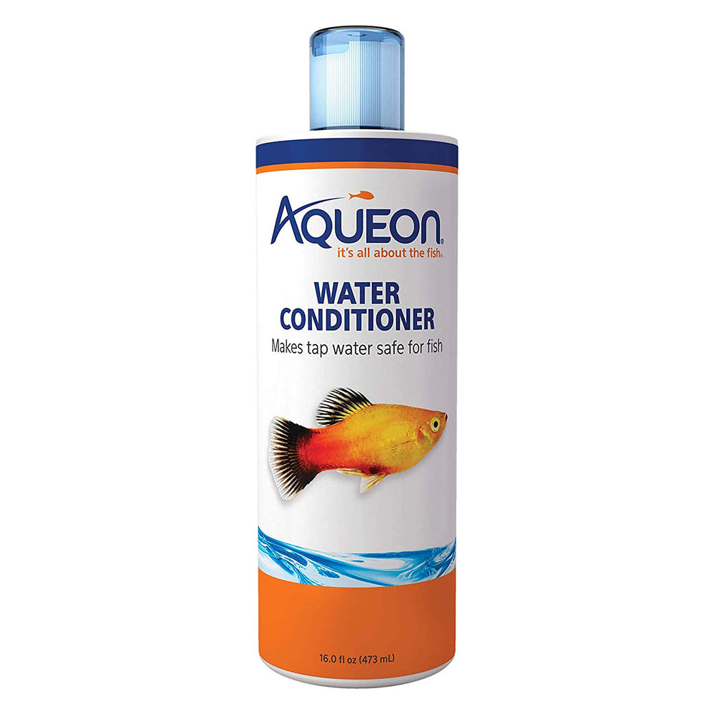 Aqueon Conditionneur d’eau pour aquarium – bouteille 473 ml prête à l’emploi, sûre pour les poissons.