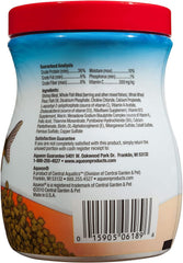 Aqueon granulés crevettes: texture dense, faciles à dévorer pour les poissons.