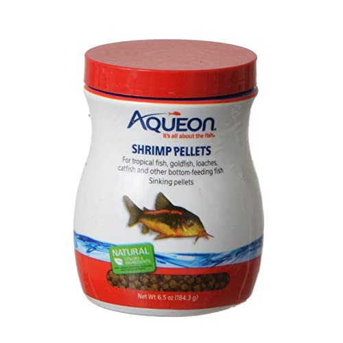 Aqueon granulés crevettes: usage quotidien, pratique pour nourrir vos poissons.