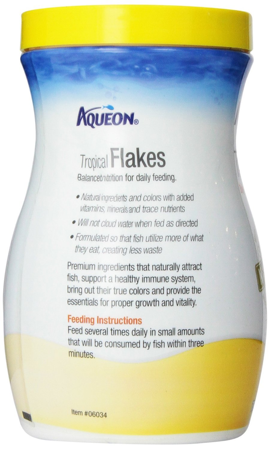 Aqueon Flocons Tropicaux – ingrédients naturels pour couleurs vives et croissance saine.