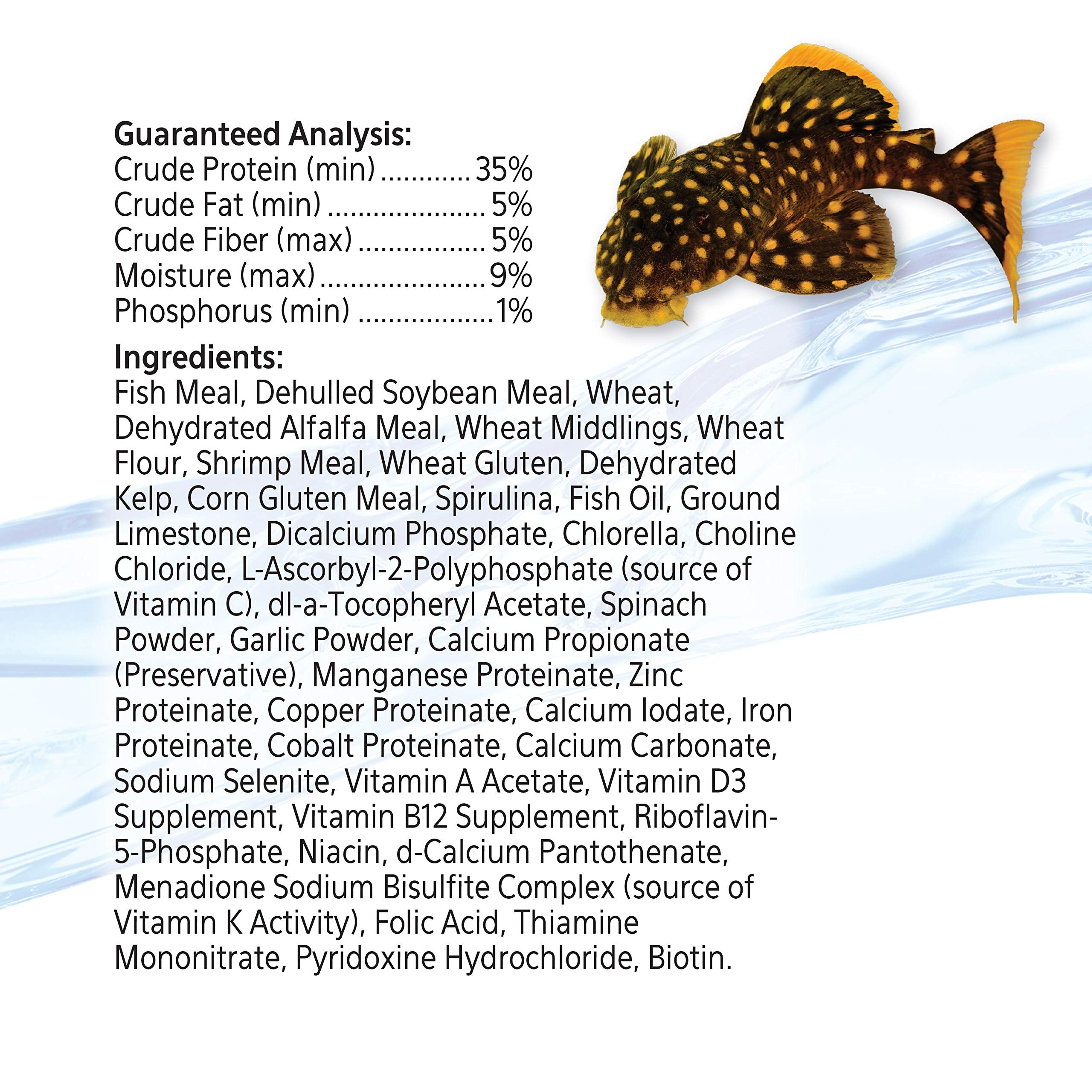 Aqueon idéal pour poissons du fond, favorise croissance et vitalité.