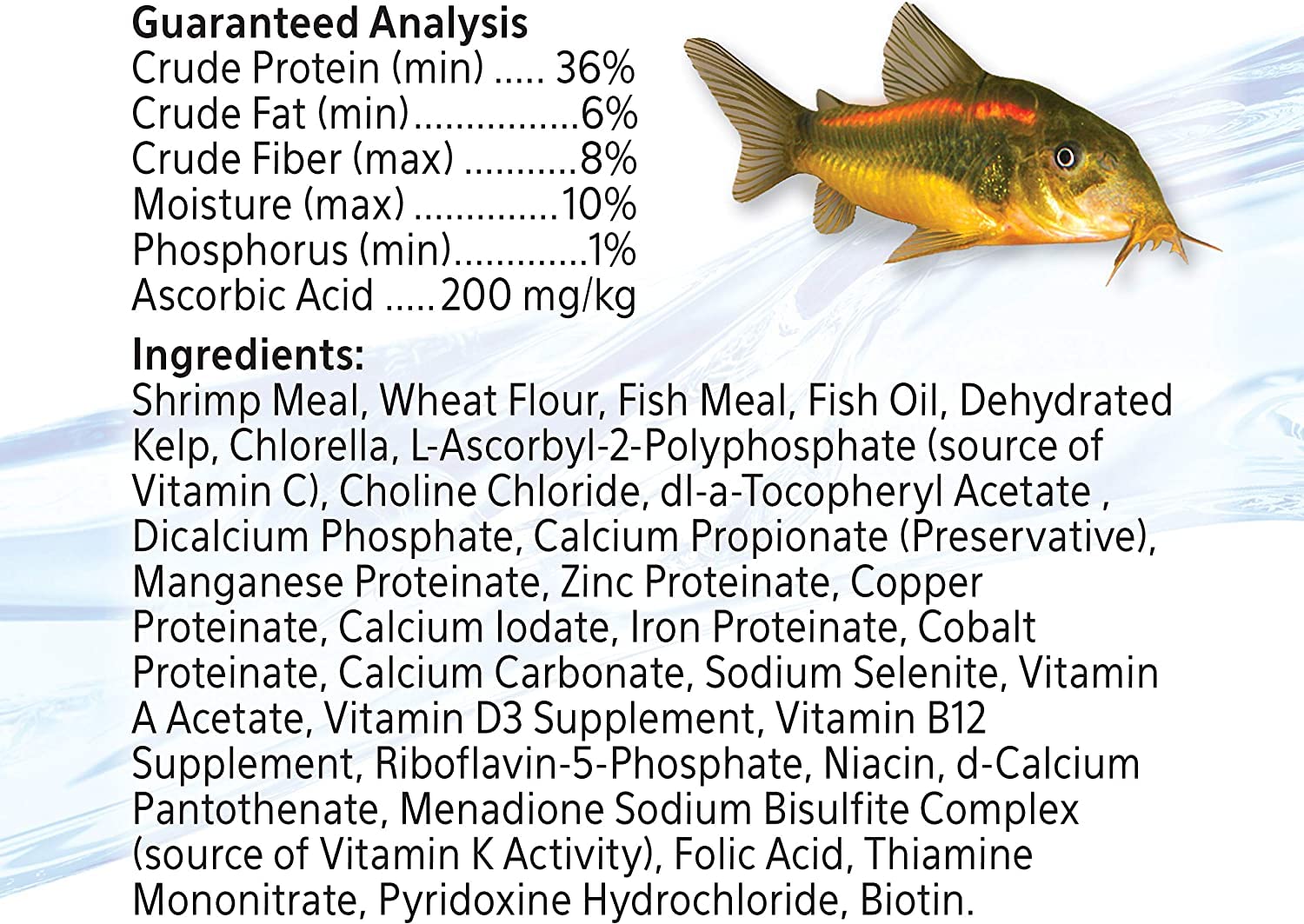 Aqueon ingrédients granules – formulation équilibrée soutenant les couleurs et la vitalité.