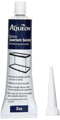Aqueon mastic silicone clair, bouteille 3 oz prête à sceller les joints des aquariums.