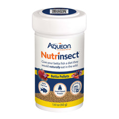 Aqueon Nutrinsect pellets-betta: nourriture adaptée pour betta, goût appétent.