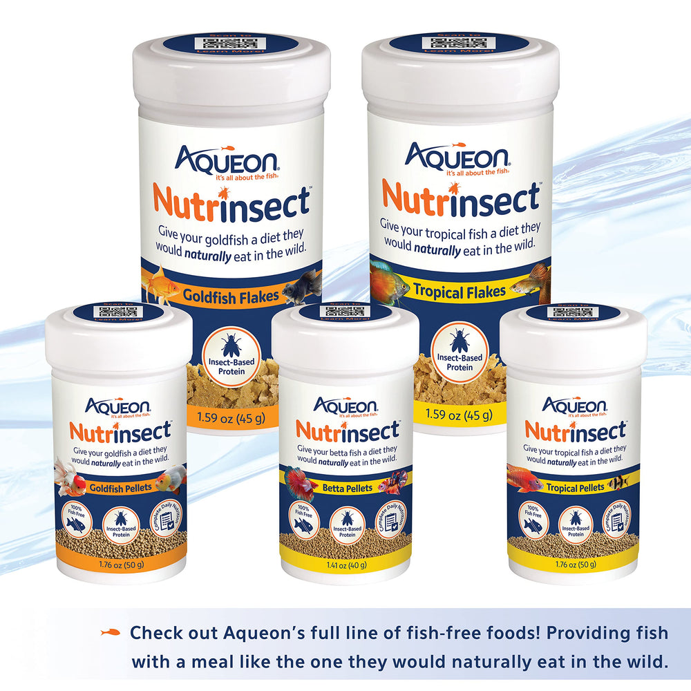 Aqueon Nutrinsect pellets-nutrition-quotidienne: régime quotidien complet pour poissons.