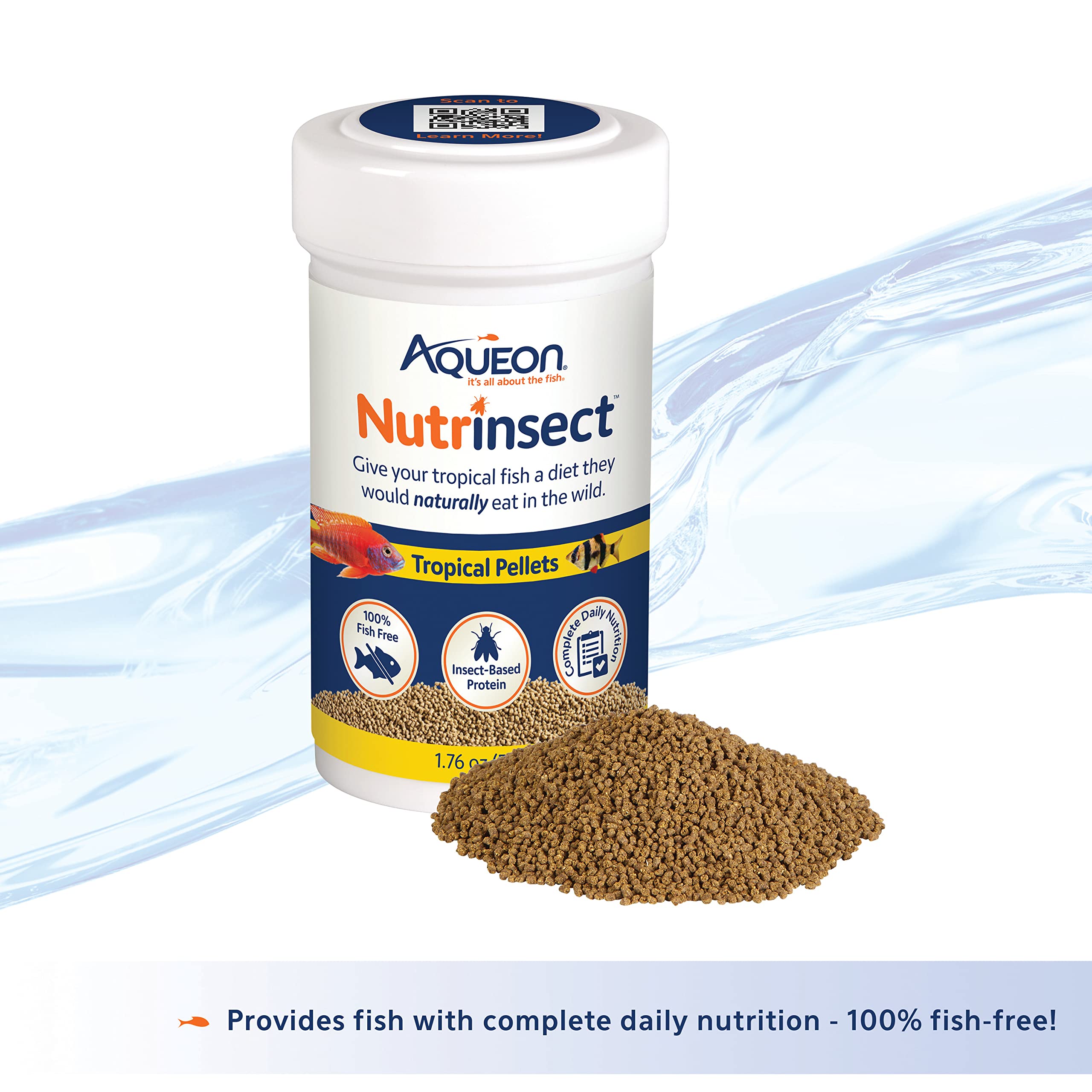 Aqueon Nutrinsect protéines insectes : croissance saine et digestion facilitée