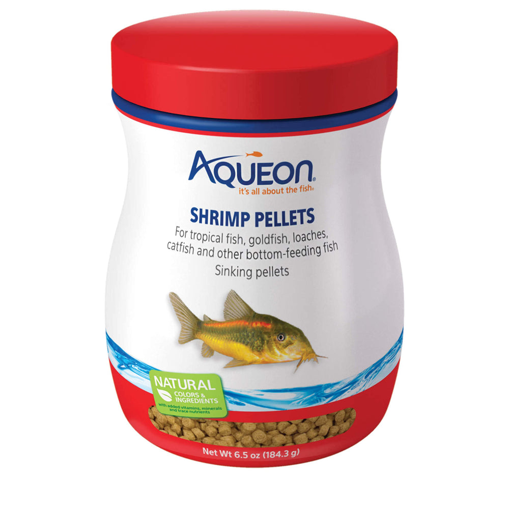 Aqueon granulés pour crevettes qui coulent, alimentation continue pour poissons de fond.