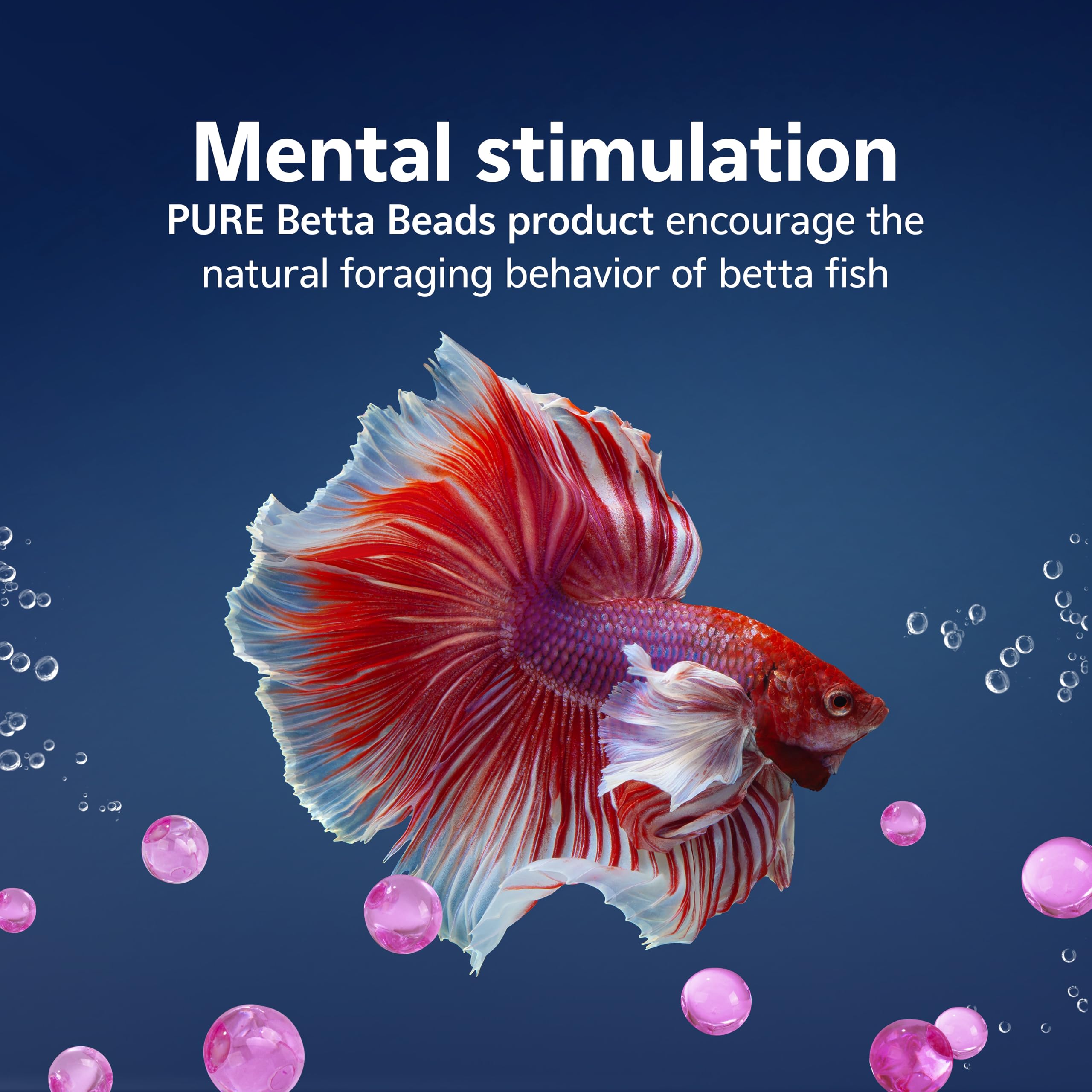 Aqueon PURE Betta Beads perles bleu glace apportant couleur et harmonie