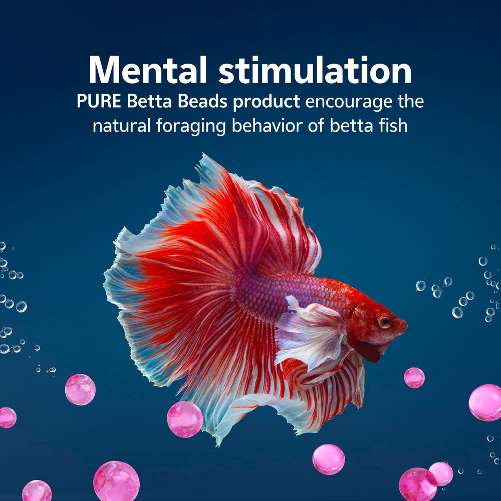 Aqueon PURE Betta Beads perles bleu glace apportant couleur et harmonie