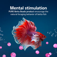 Aqueon PURE Betta Beads perles bleu glace apportant couleur et harmonie