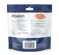 Billes bleu Aqueon Pure Betta pour eau plus claire et activité.