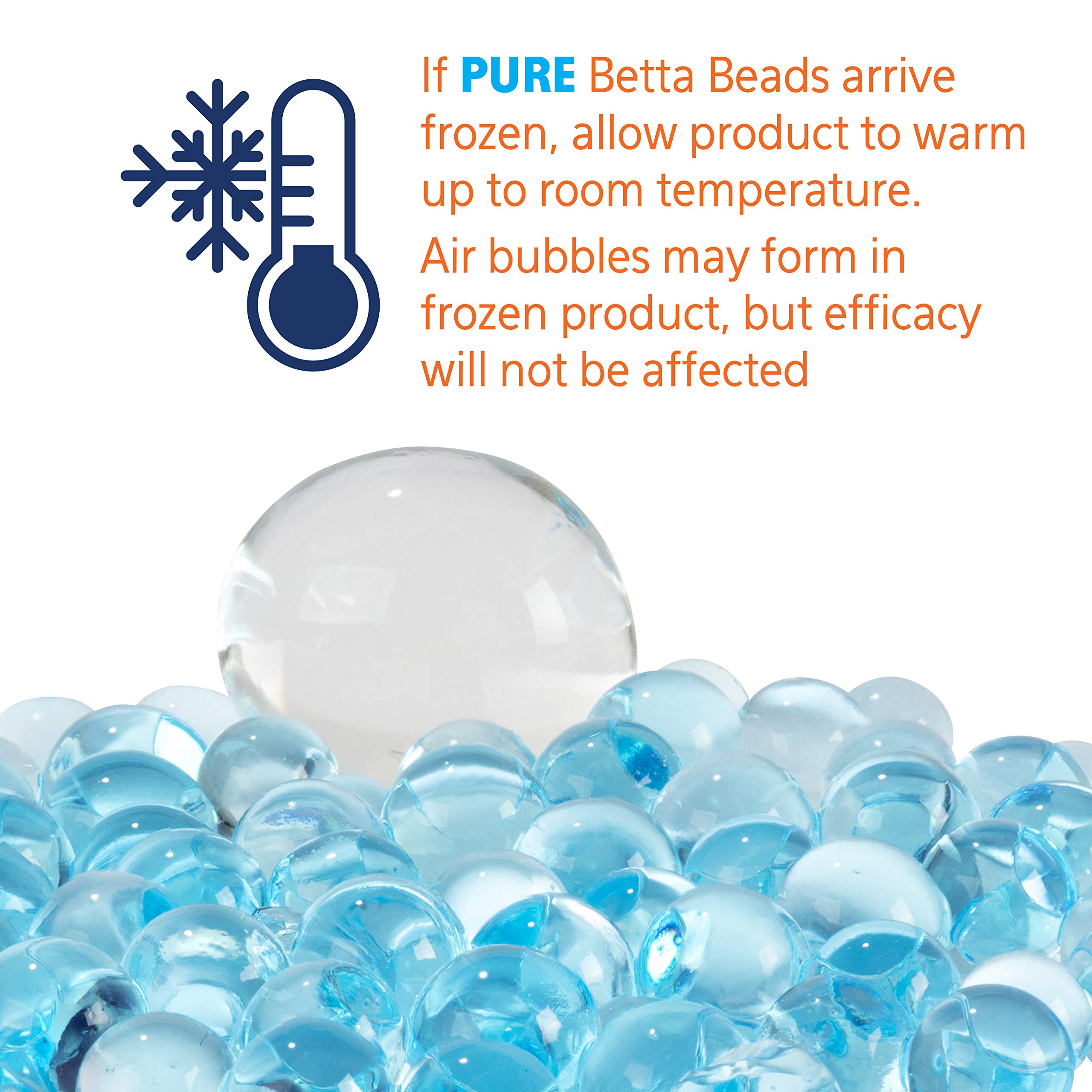 Billes violet Aqueon Pure Betta pour clarite eau.