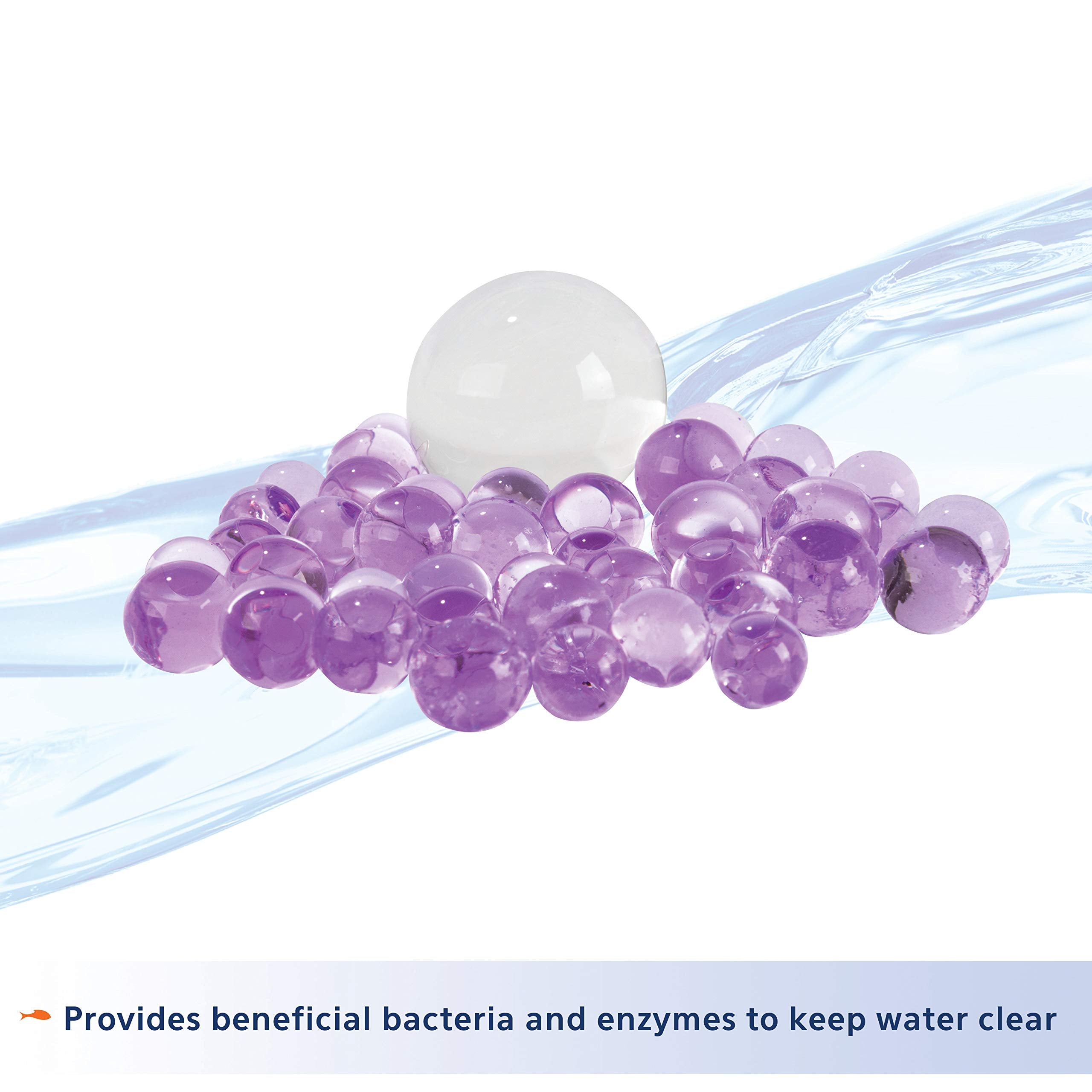 Billes rose vif Aqueon Pure Betta pour enrichissement et jeu interactif.