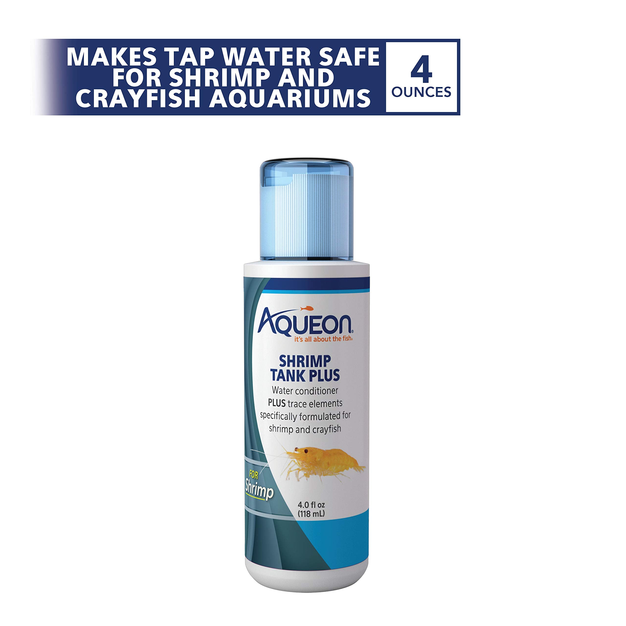 Aqueon Shrimp Tank Plus, bouchon doseur démontrant le dosage précis