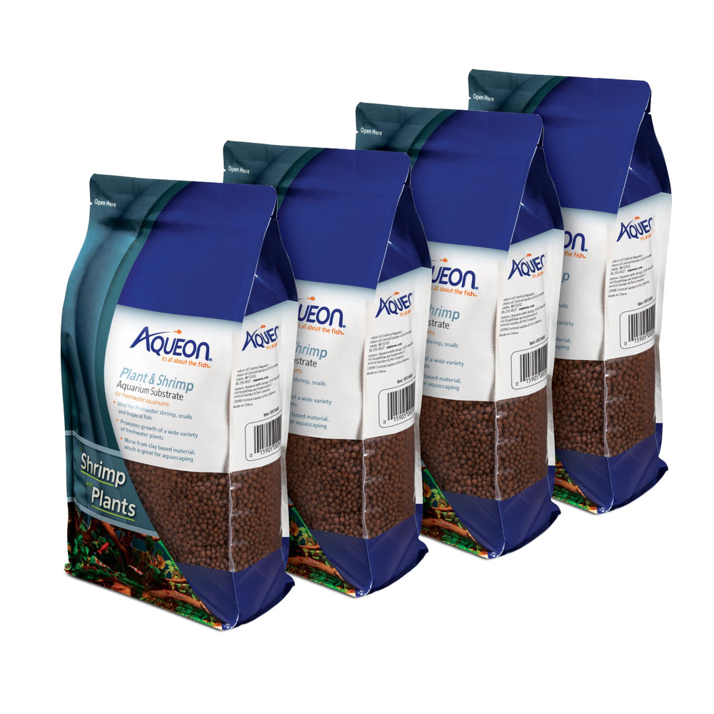 Aqueon Substrat pour aquarium, sac de 5 lb, favorise racines et crevettes.