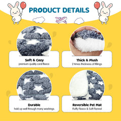 Peluche double ARCTIC EAGLE pour lapin, douceur réconfortante.