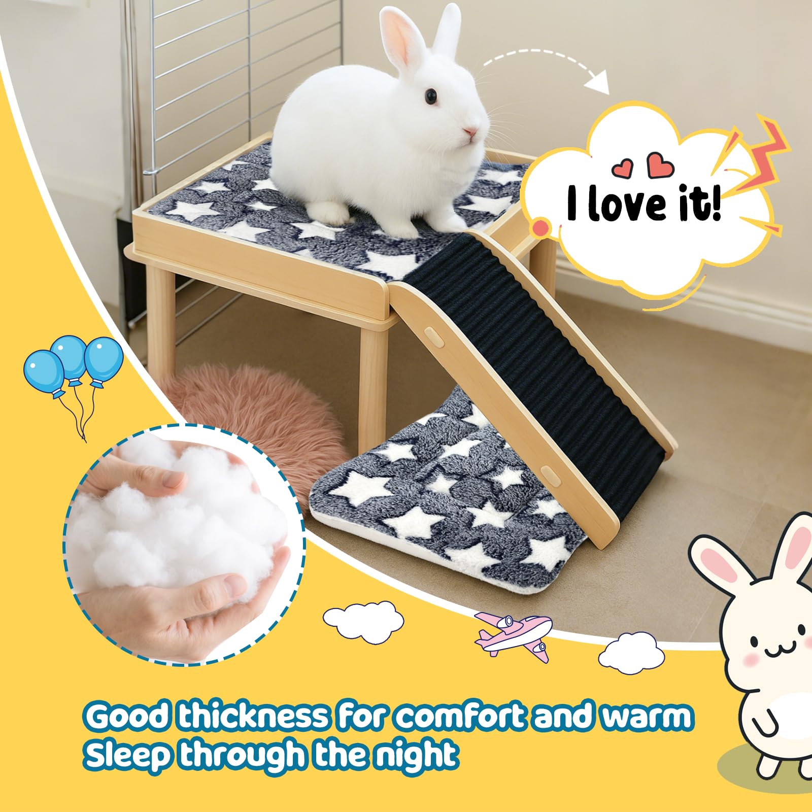 Taille 10x13 adaptée pour lapin et petits animaux.