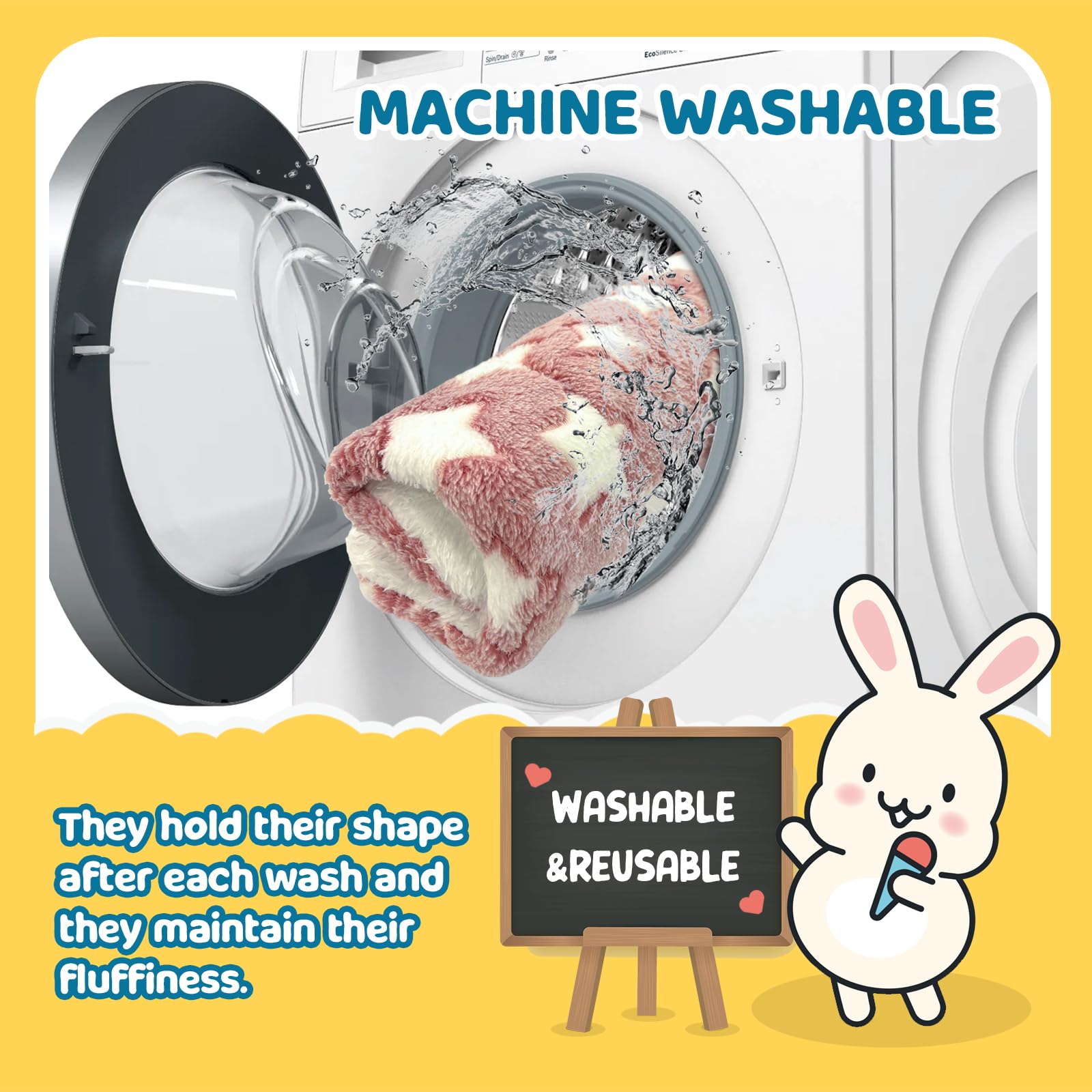 Usage polyvalent dans cage et cachettes pour lapin.