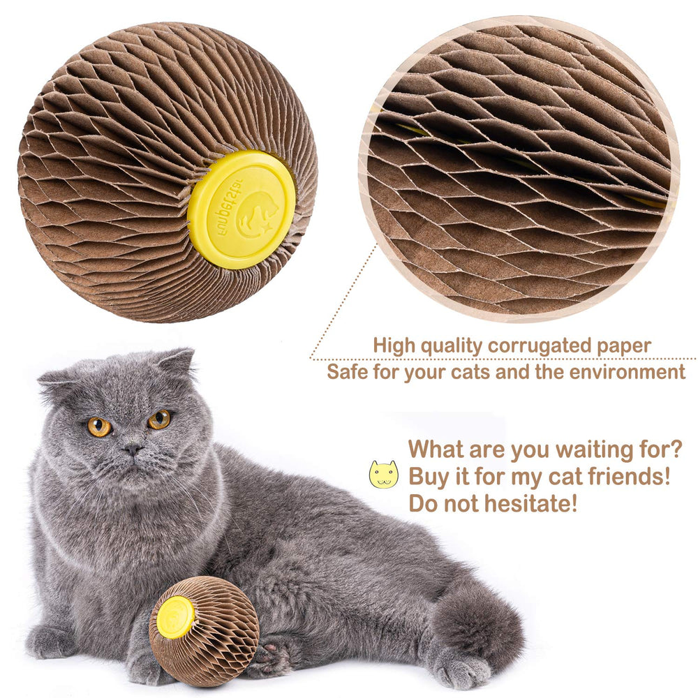 AREIIA Balle Catnip Chat – exercice et activité grâce au jouet interactif.