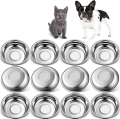 Bol pour chats Arespark en inox épais, durable et sûr pour les repas quotidiens.