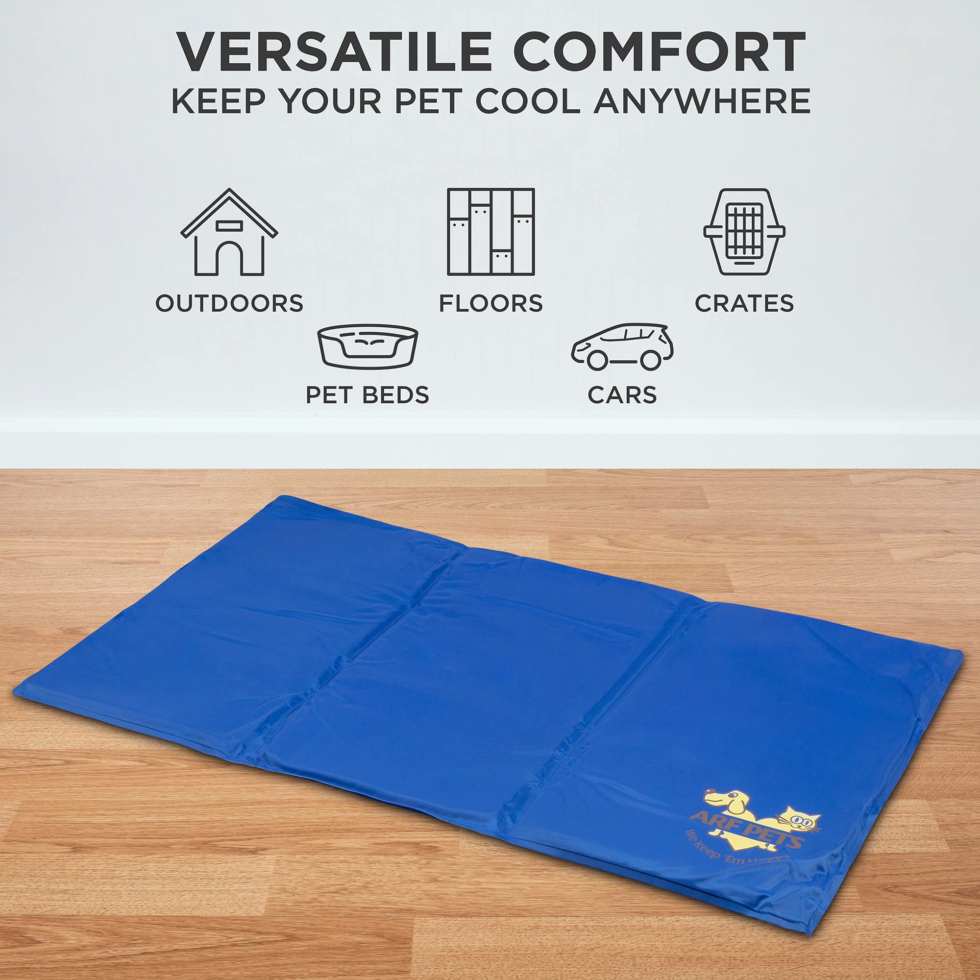 Arf Pets tapis refroidissant portable, idéal en voyage