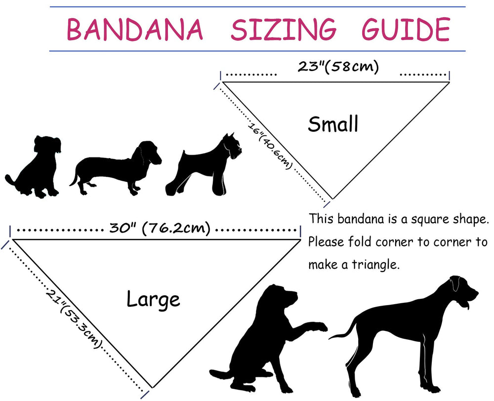 Facile à laver et réutilisable, Aring Pet bandana chic.