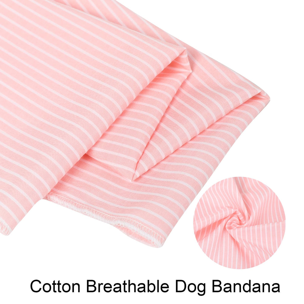 Aring Pet bandana triangle rose pâle pour chien, style chic et pratique.