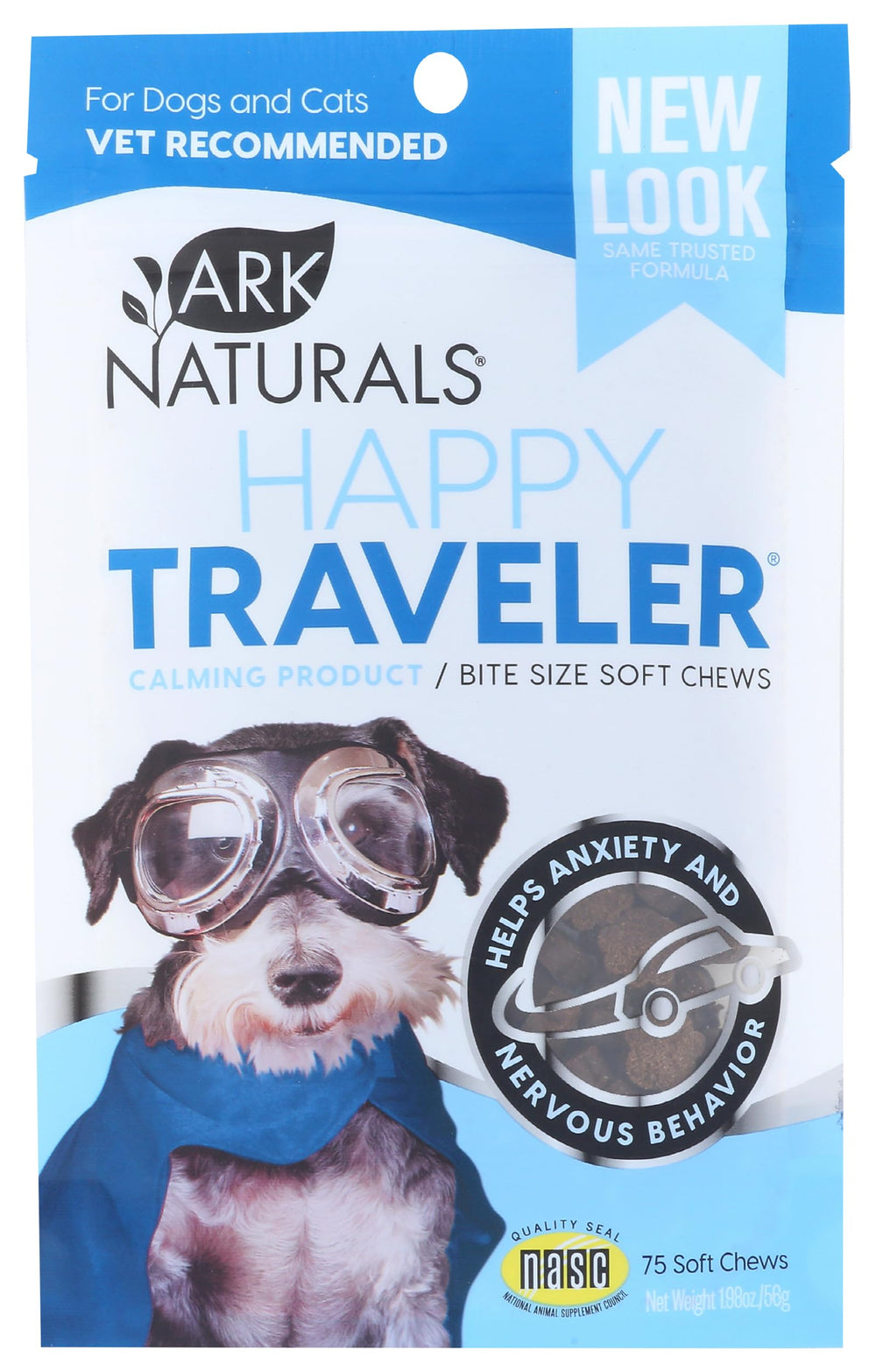 ARK NATURALS Happy Traveler – emballage pratique pour voyager avec votre chien.