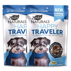 Ark Naturals Happy Traveler gommes apaisantes pour chiens, calment l'anxiété occasionnelle.