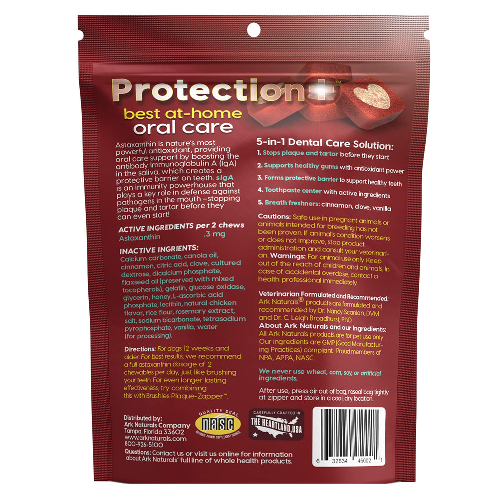 ARK NATURALS Protection Plus arômes naturels cannelle et vanille rafraîchissent l’haleine.