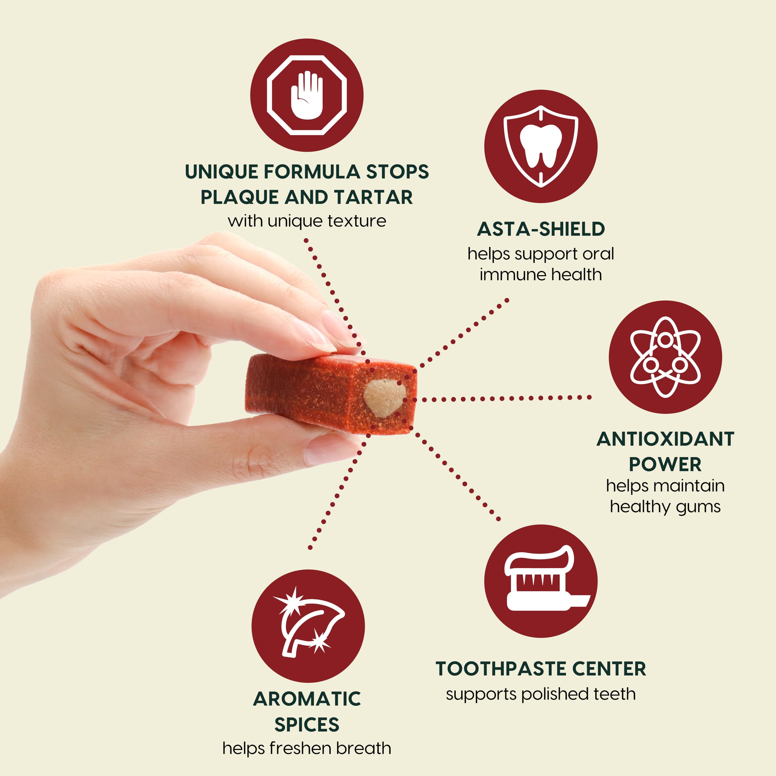 Ark Naturals Protection+ centre dentifrage visible, pratique et nettoyant