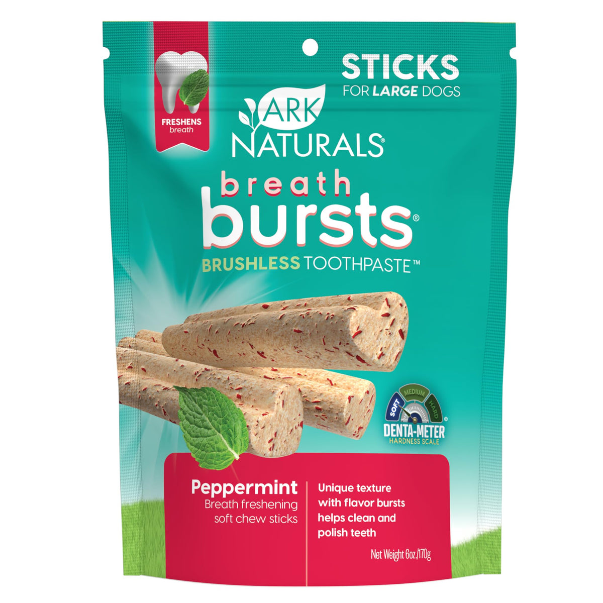 Ark Naturals Breath Bursts: texture unique nettoyant les dents en douceur.