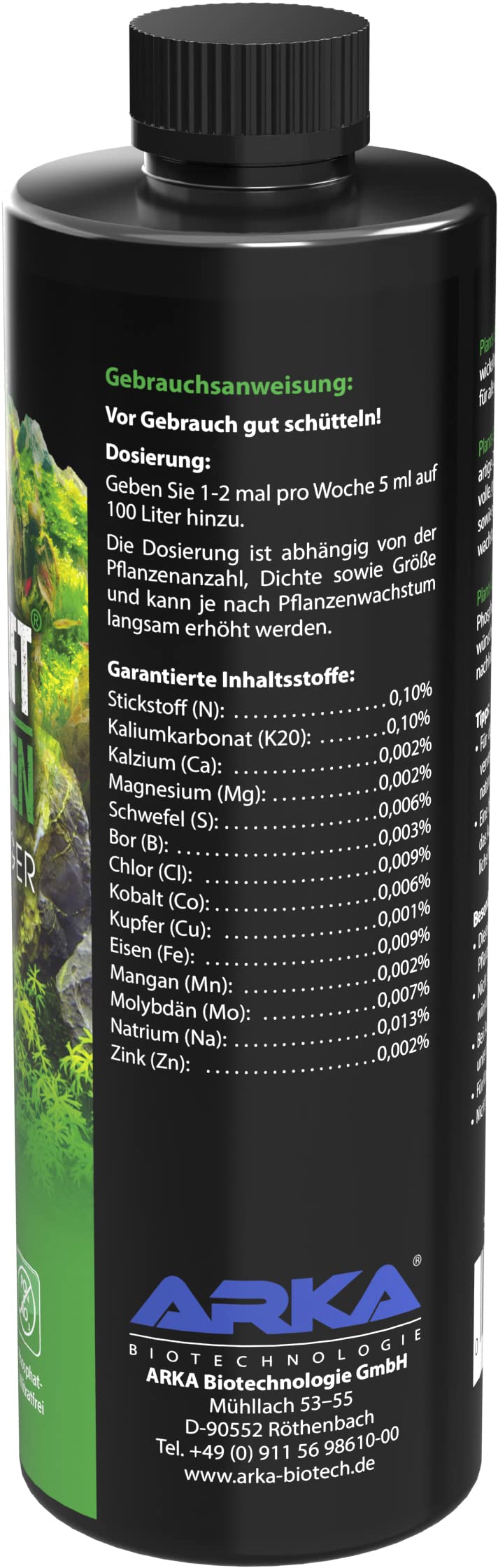 ARKA MICROBE-LIFT: coloration améliorée des plantes aquatiques pour un look plus vivant.