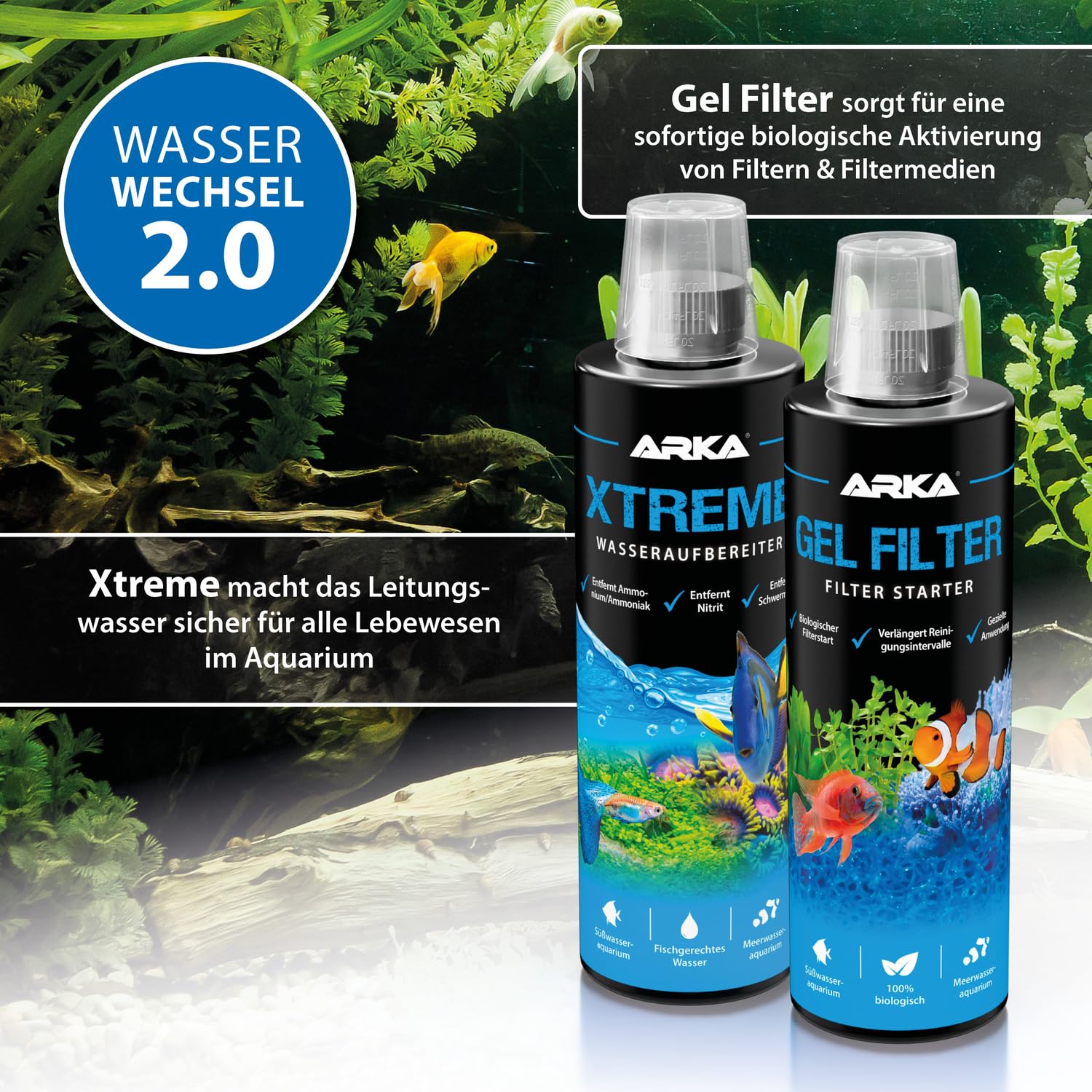 ARKA Microbe-Lift XTA16: eau d’aquarium plus stable et potentiellement plus nette.