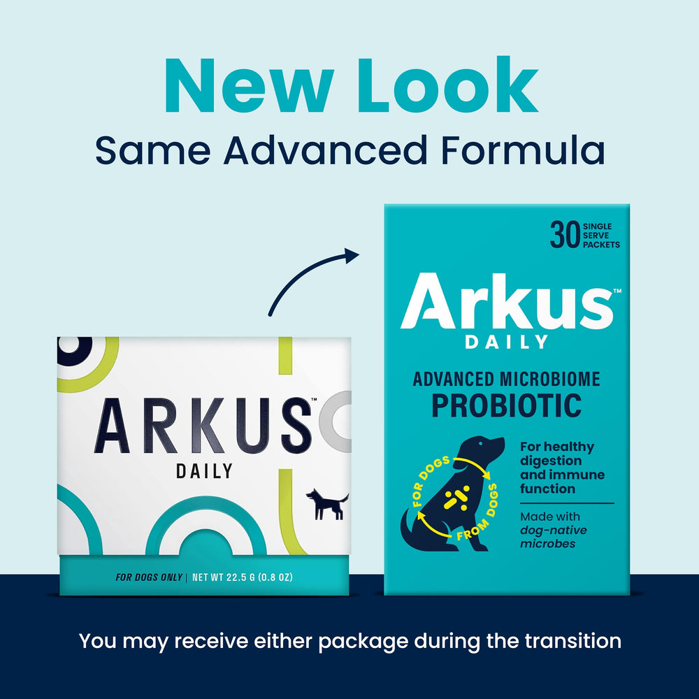 ARKUS Daily Probiotique – réduction potentielle des gaz, chien détendu.